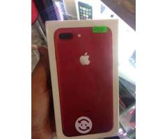 IPhone 7 Plus rojo de 256gb