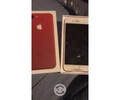 Iphone 7 plus rojo 128 gb nuevo
