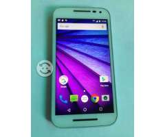 Moto G3 16gb blanco leve fisura no le afecta