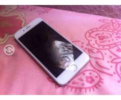 IPhone 6s de 16gb AT&T plata con cargador