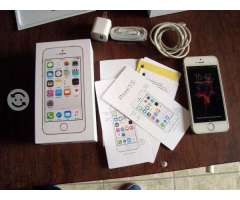 Iphone 5s 16gb silver liberado caja accesorios