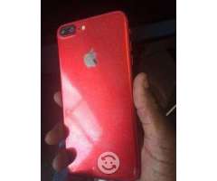 Iphone 7 color rojo, seminuevo liberado