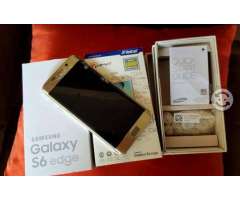 S6 EDGE Samsung en caja con accesorios para PIEZAS
