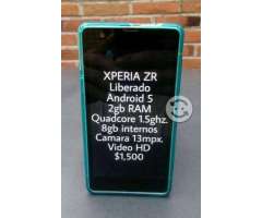 Xperia zr libre android 5 2gb ram 13mpx video HD