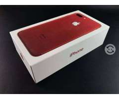 IPhone 7 plus 256gb rojo.nuevo.libre.con garantÃ­a