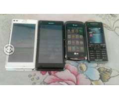Sony l2 y dos celulares